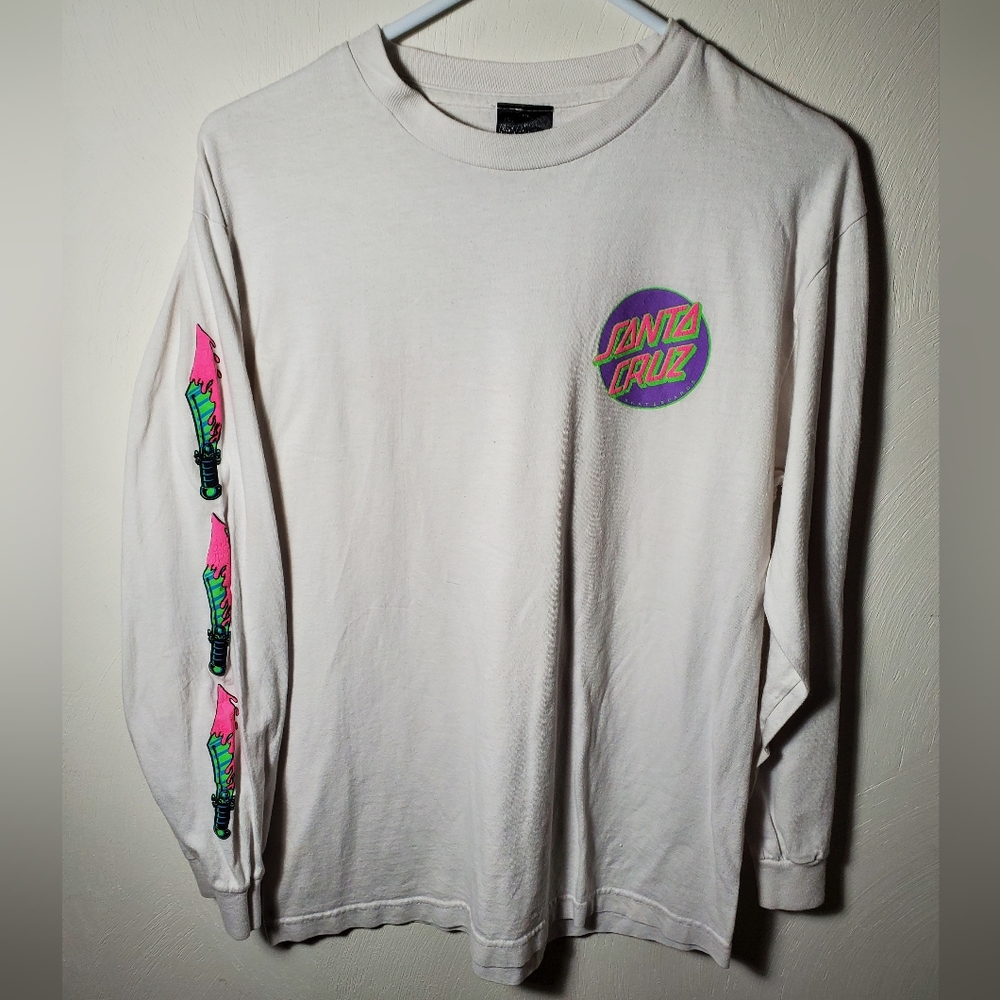 White Santa Cruz Neon Knife Ling Sleeve